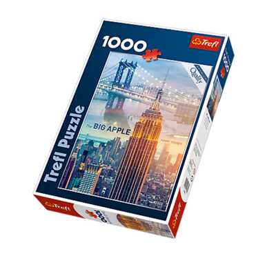 Trefl пазл Нью-Йорк на рассвете,1000 элементов, арт. 10393, производитель Trefl (Трефл), ISBN 590-0-51110-393-9№ 1