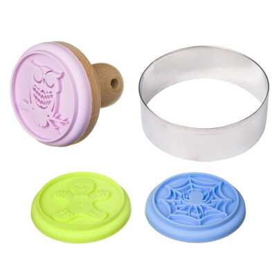 Кулинарные эксперименты ШТАМПЫ ДЛЯ ПЕЧЕНЬЯ узоры паук, сова, пряничный мальчик Французские опыты Науки с Буки , арт. ВВ3749, производитель Bondibon (Бондибон), ISBN 489-5-13603-618-6№ 3