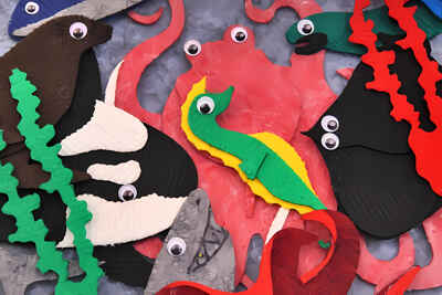 Подводный мир с игровым полем, арт. LIP1014, производитель Веселые липучки LIP-LIP, ISBN 460-9-21800-013-8№ 2