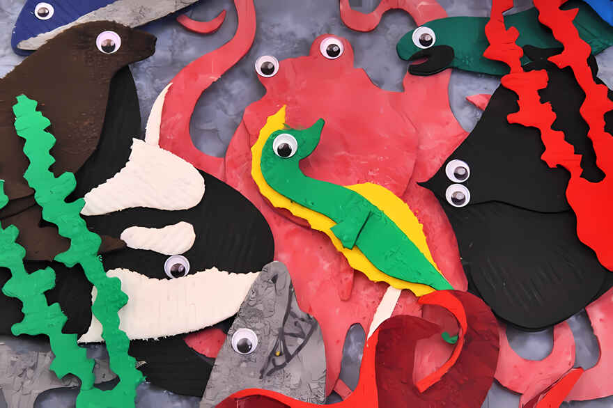 Подводный мир с игровым полем, арт. LIP1014, производитель Веселые липучки LIP-LIP, ISBN 460-9-21800-013-8, № 2