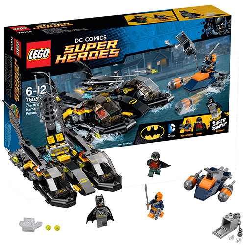 LEGO Super Heroes 76034 Погоня в бухте на Бэткатере, производитель LEGO (ЛЕГО), ISBN 570-2-01535-395-3, № 1