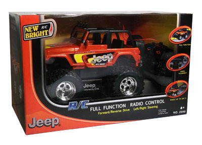 2099* Игрушка Р/У Машина WRANGLER кр. 1:20, производитель New Bright, ISBN 005-0-21102-099-1, № 1