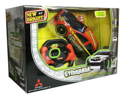 1610  Игрушка р/у  машина Gymkhana  (L&S Steering Wheel) Lancer кр. 1:16, производитель New Bright, ISBN 005-0-21101-610-9№ 1