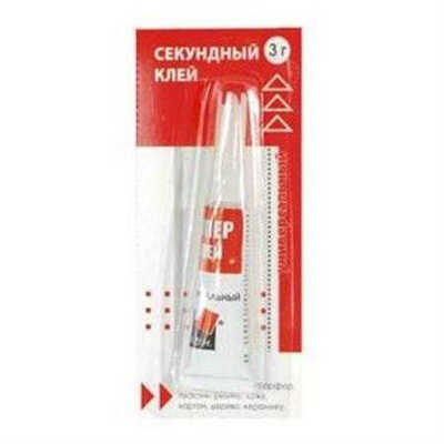 Клей Супер GHS325B _3 гр. Адм (12/288), производитель СервисТорг, ISBN 763-0-01490-380-1№ 2
