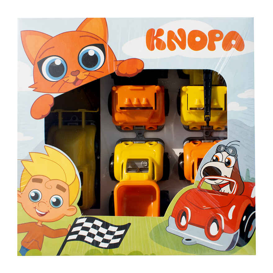 Набор машинок Вжух на стройке 10 см, арт. 86264, производитель Пластмастер, ISBN 463-0-08096-233-0, № 2