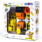 Набор машинок Вжух на стройке 10 см, арт. 86264, производитель Пластмастер, ISBN 463-0-08096-233-0, № 4