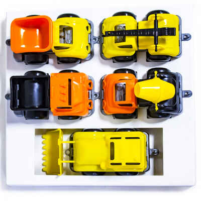 Набор машинок Вжух на стройке 10 см, арт. 86264, производитель Пластмастер, ISBN 463-0-08096-233-0№ 7