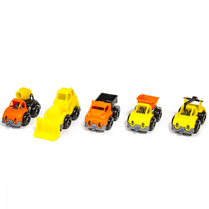 Набор машинок Вжух на стройке 10 см, арт. 86264, производитель Пластмастер, ISBN 463-0-08096-233-0, № 9