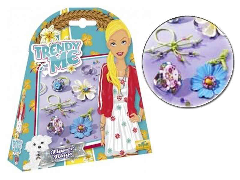 Totum Набор для творчества Trendy Me Flower rings, арт. 545007, производитель Totum (Тотум), ISBN 871-4-27454-500-7, № 1