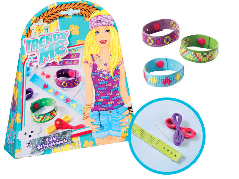 Totum Набор для творчества Trendy Me Cute wristbahds, арт. 540064, производитель Totum (Тотум), ISBN 871-4-27454-006-4, № 1