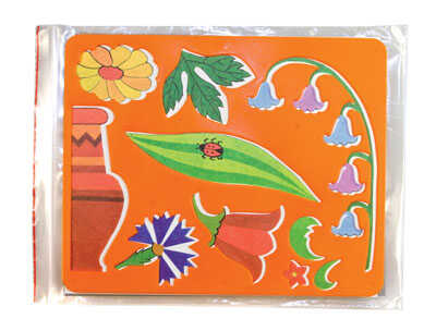 ЛУЧ Трафарет Цветы луговые, арт. 10С 566-08, производитель Луч, ISBN 460-1-18500-217-7№ 1