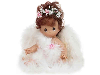 Кукла Precious Moments Ангелочек, брюнетка 21 см, арт. 2172, производитель The Doll Maker, ISBN 73-2-53302-172-5№ 1