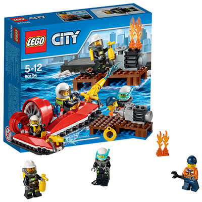 LEGO City 60106 Набор для начинающих: Пожарная охрана, производитель LEGO (ЛЕГО), ISBN 570-2-01559-174-4№ 1