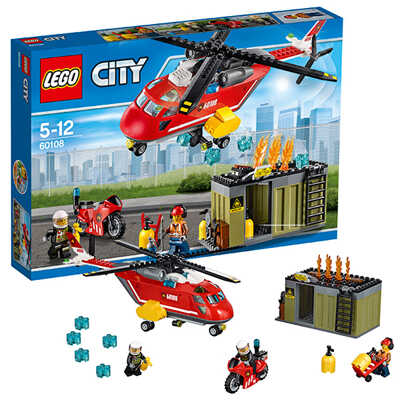 LEGO City 60108 Пожарная команда быстрого реагирования, производитель LEGO (ЛЕГО), ISBN 570-2-01559-187-4№ 1