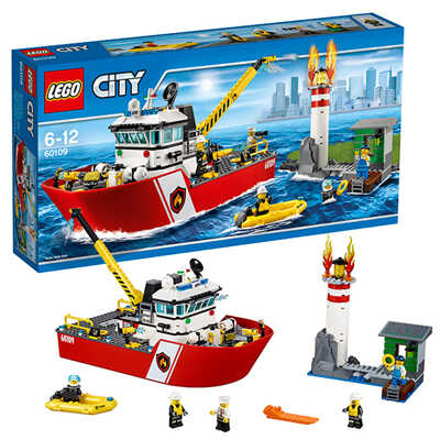 LEGO City 60109 Пожарный катер, производитель LEGO (ЛЕГО), ISBN 570-2-01559-188-1№ 1