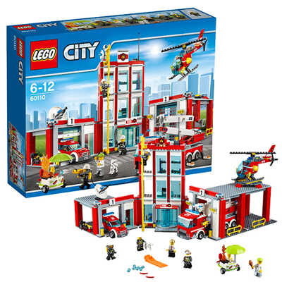 LEGO City 60110 Пожарная часть, производитель LEGO (ЛЕГО), ISBN 570-2-01559-189-8№ 1