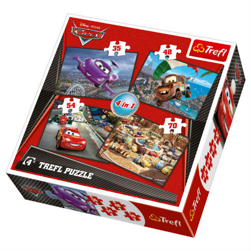 Trefl пазл Начнем путешествие 4 в 1, арт. 34107, производитель Trefl (Трефл), ISBN 590-0-51134-107-2, № 1