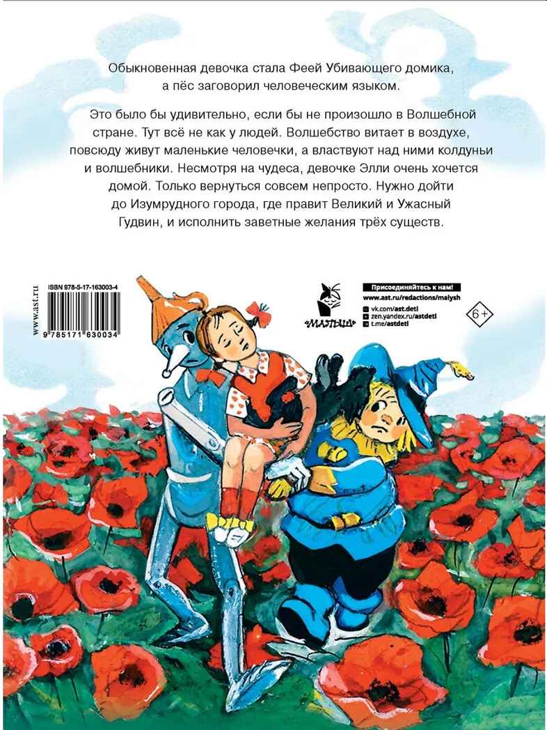 Волшебник Изумрудного города. Рисунки Л. Владимирского, производитель АСТ , ISBN 978-5-17163-003-4, № 17