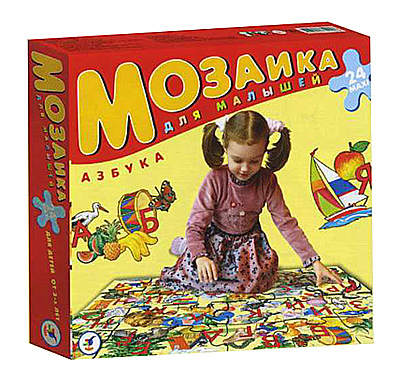 Мозаика для малышей. &quot;Азбука&quot;, производитель Дрофа-медиа, ISBN 460-7-14735-201-4, № 1