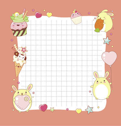 Блокнот Kawaii. Маленький блокнот для большого счастья (голубой), производитель Контэнт, ISBN 978-5-00141-801-6№ 2