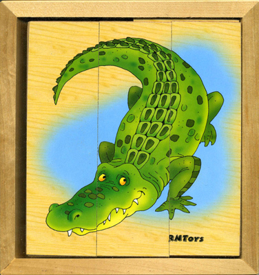 Африканские  животные (картинки разрезные), производитель RNToys (РНТойс), ISBN 260-0-00007-021-8, № 2