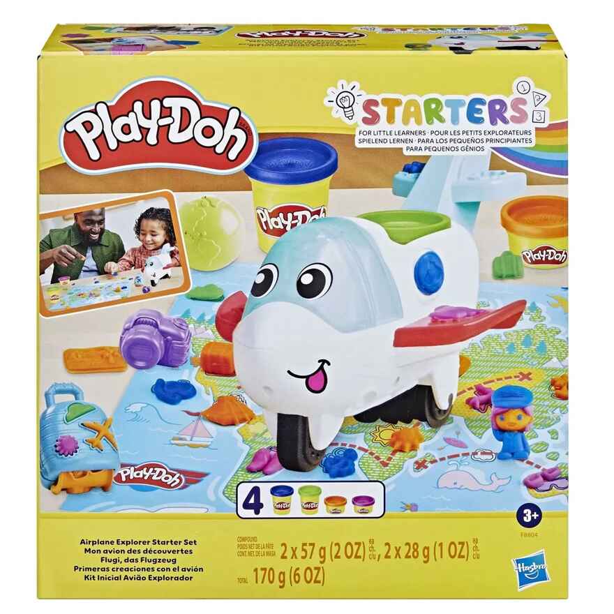 Набор с массой для лепки PLAY-DOH &quot;Самолет-путешественник&quot;, арт. F88045L0, производитель Hasbro (Хасбро), ISBN 501-0-99620-142-3, № 1