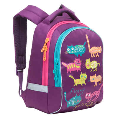 Рюкзак школьный, арт. RG-657-4/3, производитель GRIZZLY, ISBN 469-0-62905-546-6№ 1