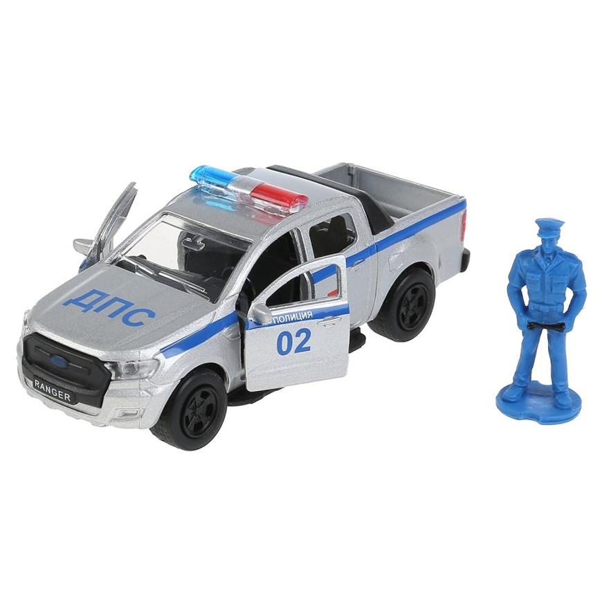 Ford Ranger инерционный с фигуркой, 12 см., арт. SB-18-09-FR-P+FG-WB, производитель Симбат, ISBN 468-0-01371-504-5, № 4