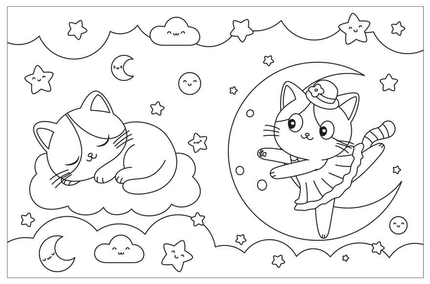 Котики (Милые раскраски), производитель МОЗАИКА kids , ISBN 978-5-43154-695-2, № 3