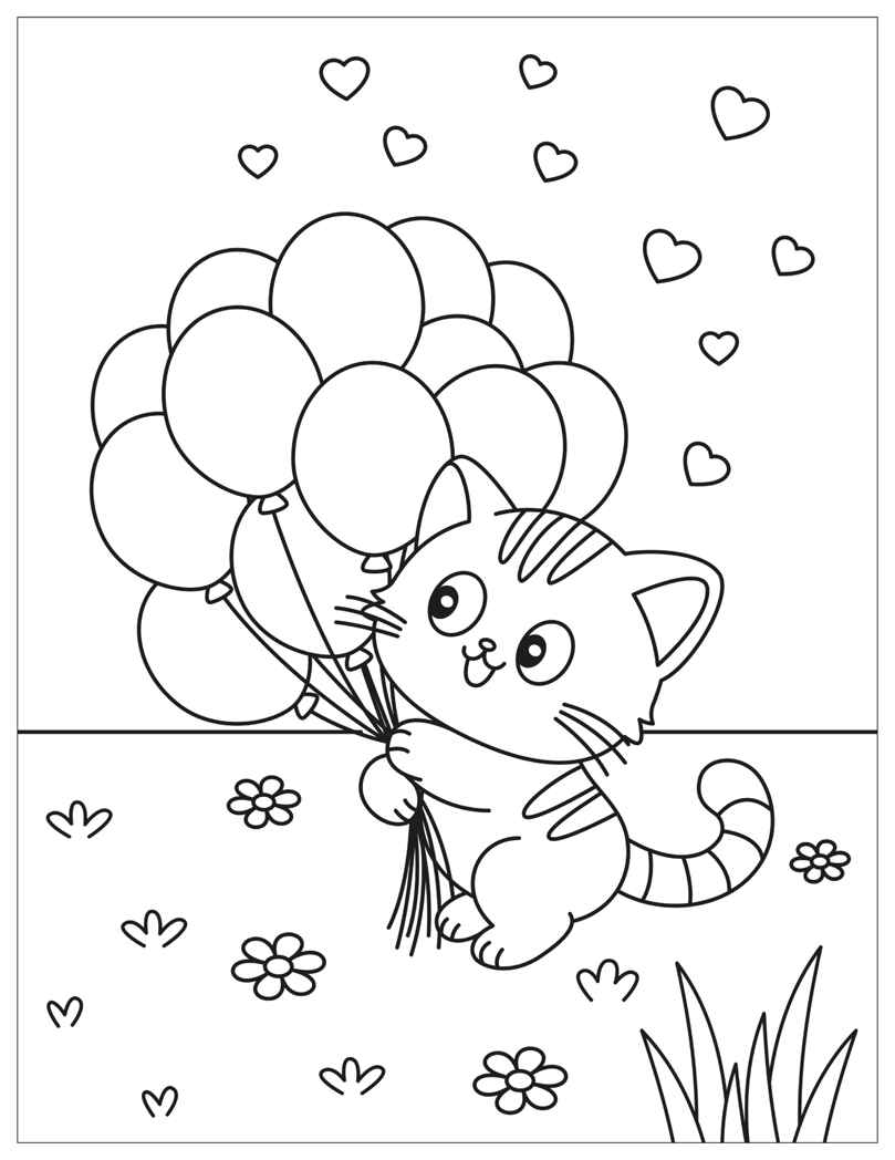 Котики (Милые раскраски), производитель МОЗАИКА kids , ISBN 978-5-43154-695-2, № 7