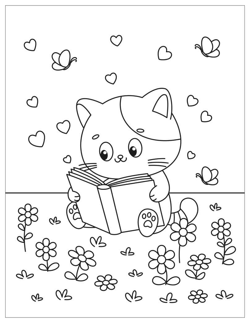 Котики (Милые раскраски), производитель МОЗАИКА kids , ISBN 978-5-43154-695-2, № 8