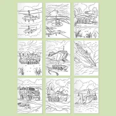 Макси-раскраска. Военная техника., производитель Проф-Пресс , ISBN 978-5-37834-634-9№ 2