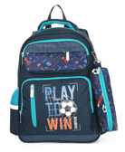 Рюкзак мягкий Schoolformat Play football, модель SOFT 3+, мягкий каркас, трехсекционный, 18 л, для мальчиков, арт. РЮКМ3П-ПФБ, производитель ФАРМ, ISBN 460-2-72314-879-1, № 1