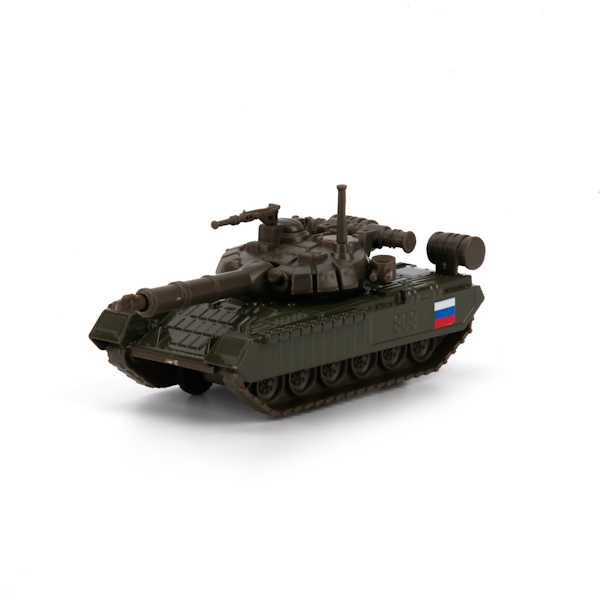 Танк Т-90 металлический инерционный 12 см (Технопарк), арт.SB-16-19-T90-G-WB, производитель Симбат, ISBN 697-1-00009-827-1, № 1