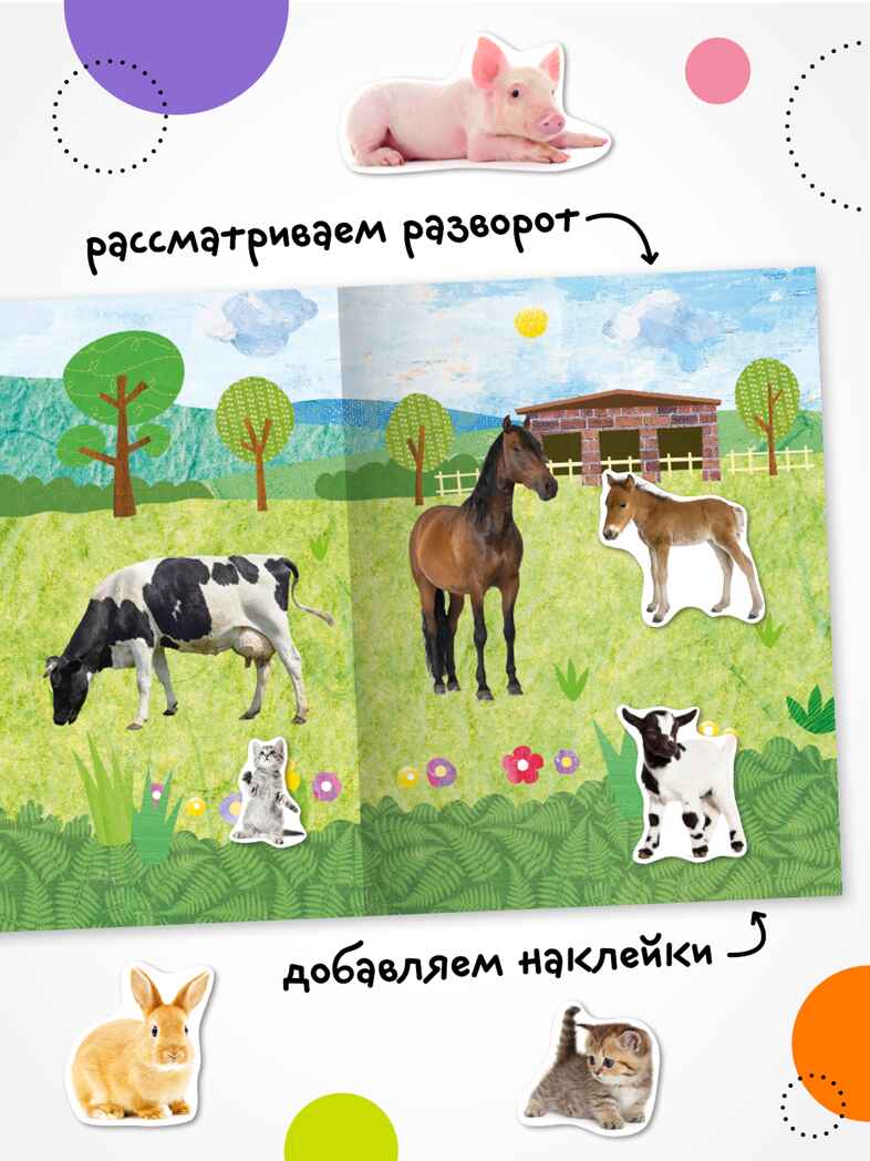 Фотонаклейки. Набор из 4-х книг., производитель МОЗАИКА kids , ISBN 978-5-43154-617-4, № 4