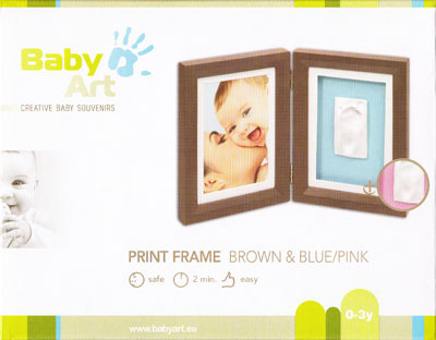 Baby Art. Рамочка двойная (шоколад), производитель Dorel Juvenile, ISBN 322-0-66016-846-0, № 1