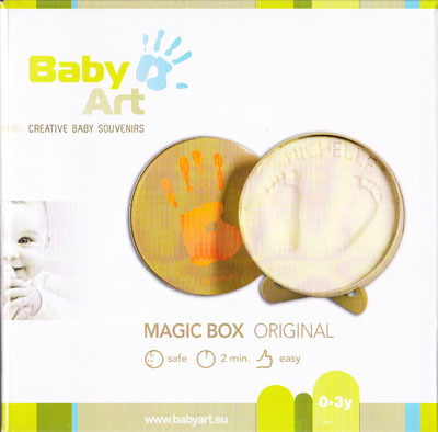 Baby Art. Коробочка с отпечатком &quot;Мэджик Бокс&quot;, производитель Dorel Juvenile, ISBN 542-5-01985-008-1, № 1
