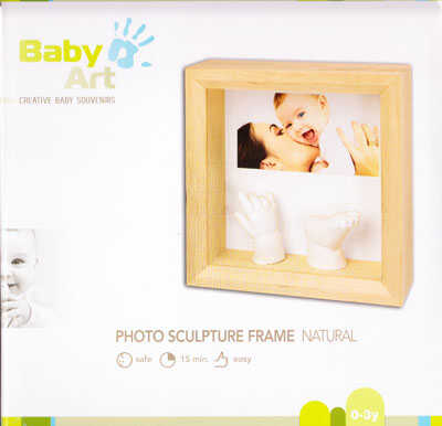 Baby Art. Рамочка с объемными слепками и фото (дерево), производитель Dorel Juvenile, ISBN 322-0-66016-924-5№ 1