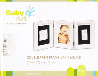 Baby Art.  Рамочка тройная (белая), производитель Dorel Juvenile, ISBN 322-0-66016-864-4, № 1