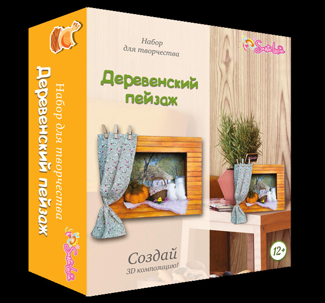 Деревенский пейзаж, арт. 2059, производитель SANTA LUCIA (САНТА ЛЮЧИЯ), ISBN 462-0-02090-006-5, № 1