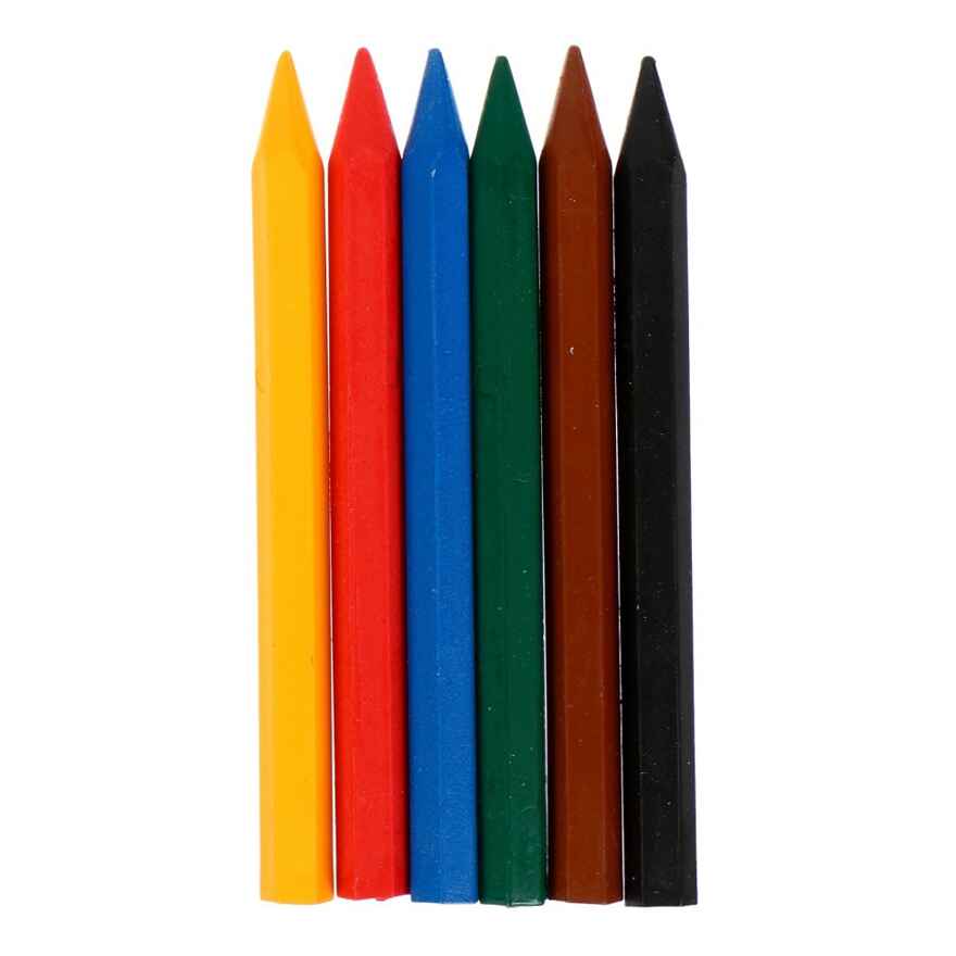 ЛУЧ Карандаши восковые шестигранные 8*90 Zoo Мини, 6 цветов, арт. 12С 864-08, производитель Луч, ISBN 460-1-18500-386-0, № 2