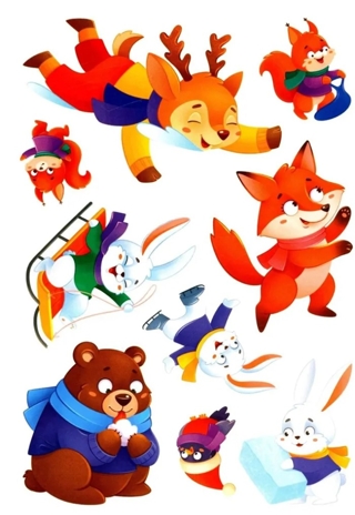 Зима в лесу: книжка с наклейками., производитель «Феникс-Премьер», ISBN 978-5-22245-878-5№ 6