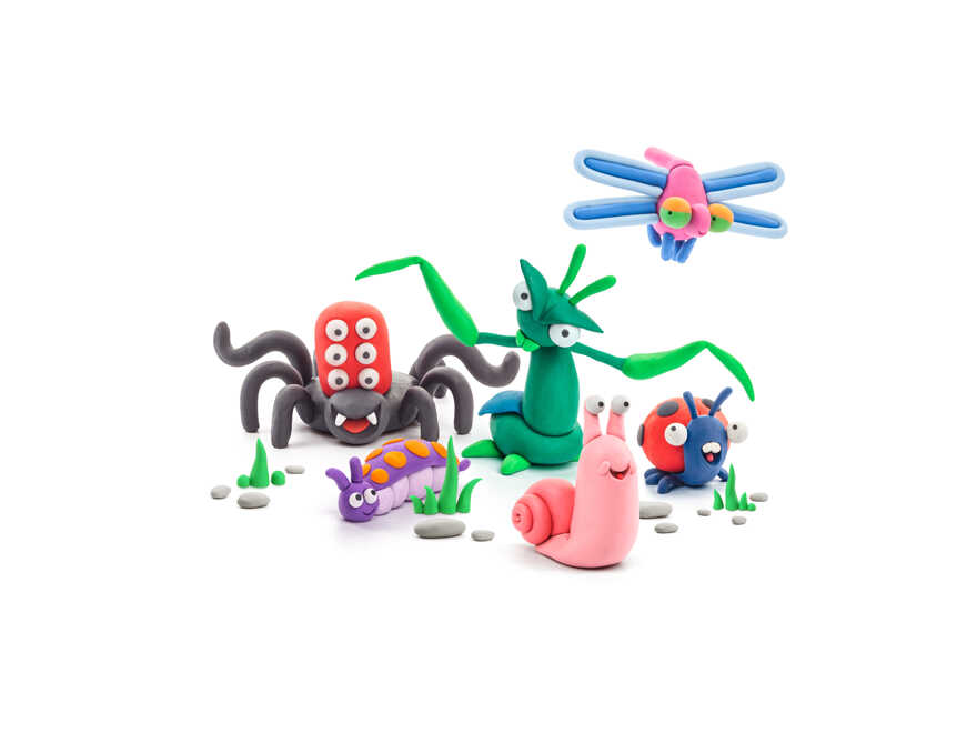 Легкий пластилин HEY CLAY Залипаки &quot;Букашки&quot;, производитель Hey Clay, ISBN 489-7-10524-005-1, № 3