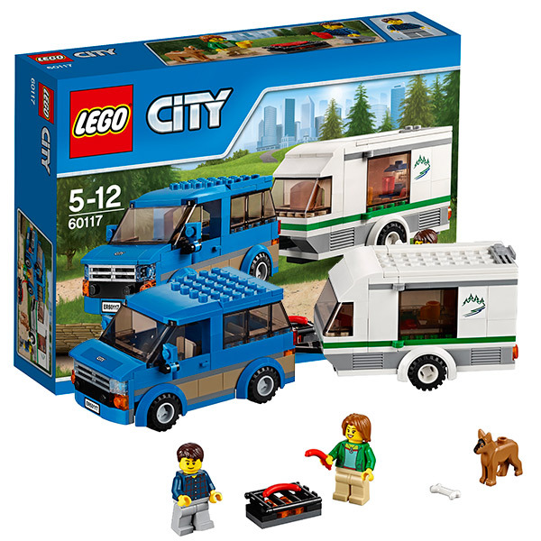 LEGO City 60117 Фургон и дом на колёсах, производитель LEGO (ЛЕГО), ISBN 570-2-01559-478-3, № 1
