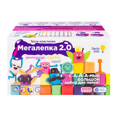 Набор для детской лепки Мегалепка 2.0, арт. TA2010, производитель Dream Makers (Дрим Мейкерс), ISBN 481-4-72301-055-2№ 6