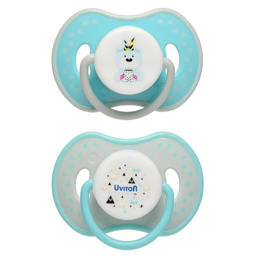 Пустышки Uviton в футляре симметричные Набор 2 шт 6-12 мес. МИШКА Арт 0230/02, производитель Uviton, ISBN 465-7-78025-048-2, № 5