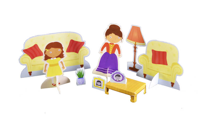 Веселая семейка. 3D-театр, производитель Робинс , ISBN 978-5-43660-290-5, № 2