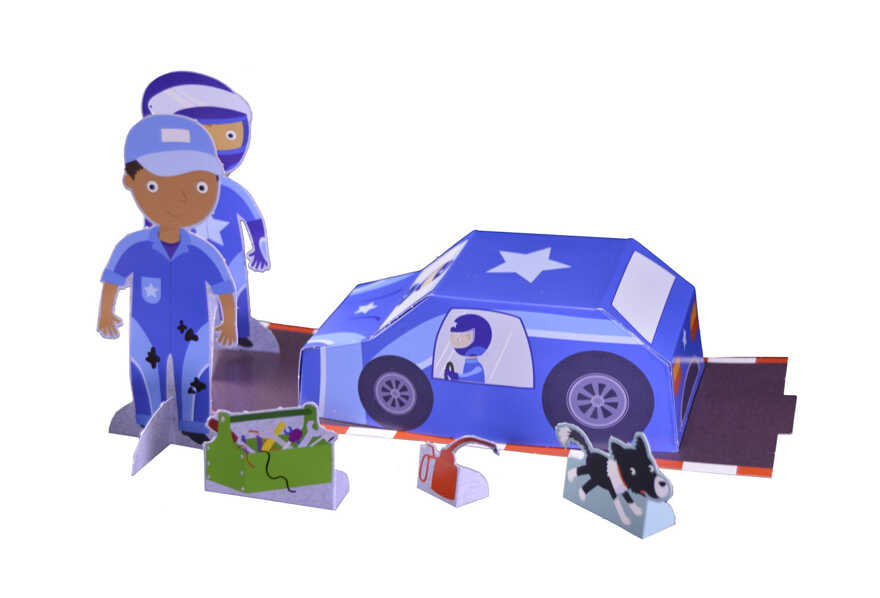 Супер-гонки. 3D-театр, производитель Робинс , ISBN 978-5-43660-289-9, № 3