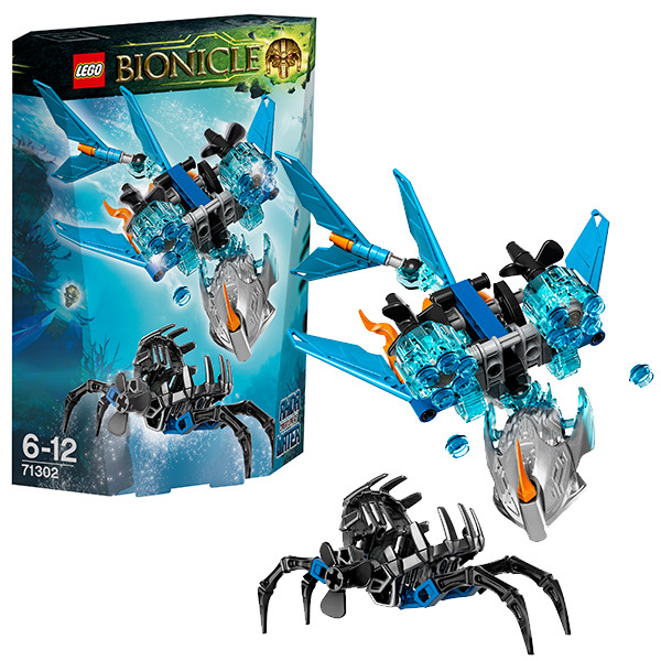LEGO Bionicle 71302 Акида, Тотемное животное Воды, производитель LEGO (ЛЕГО), ISBN 570-2-01559-424-0, № 1