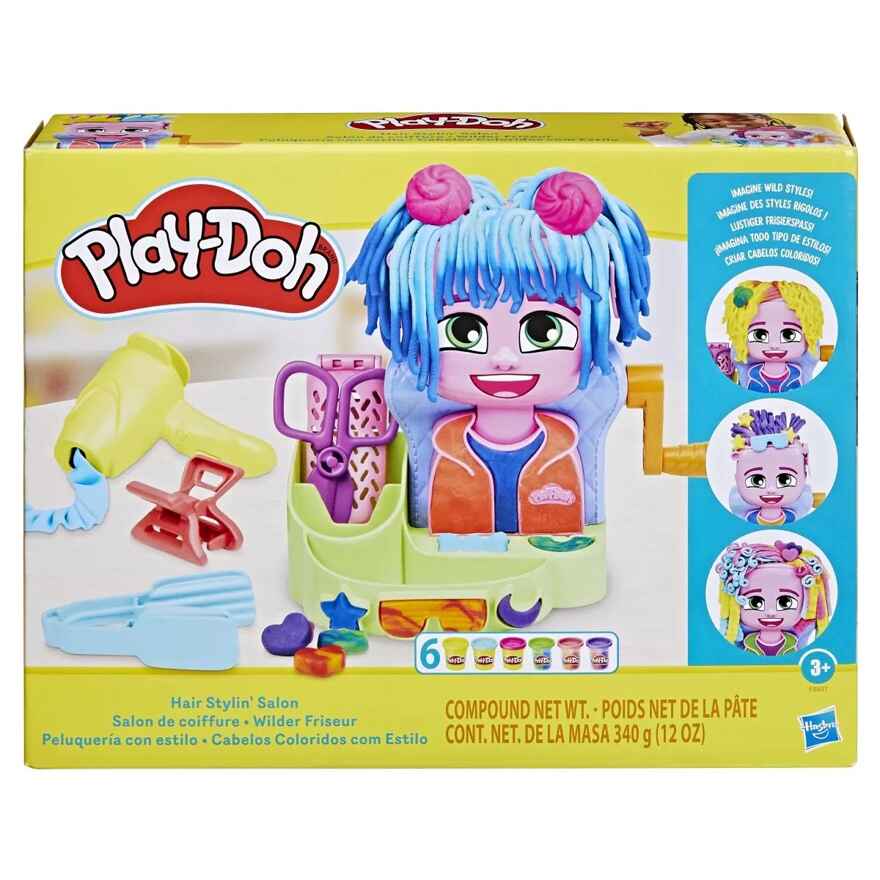 Набор с массой для лепки PLAY-DOH &quot;Парикмахерская&quot;, арт. F88075L0, производитель Hasbro (Хасбро), ISBN 501-0-99620-098-3, № 1